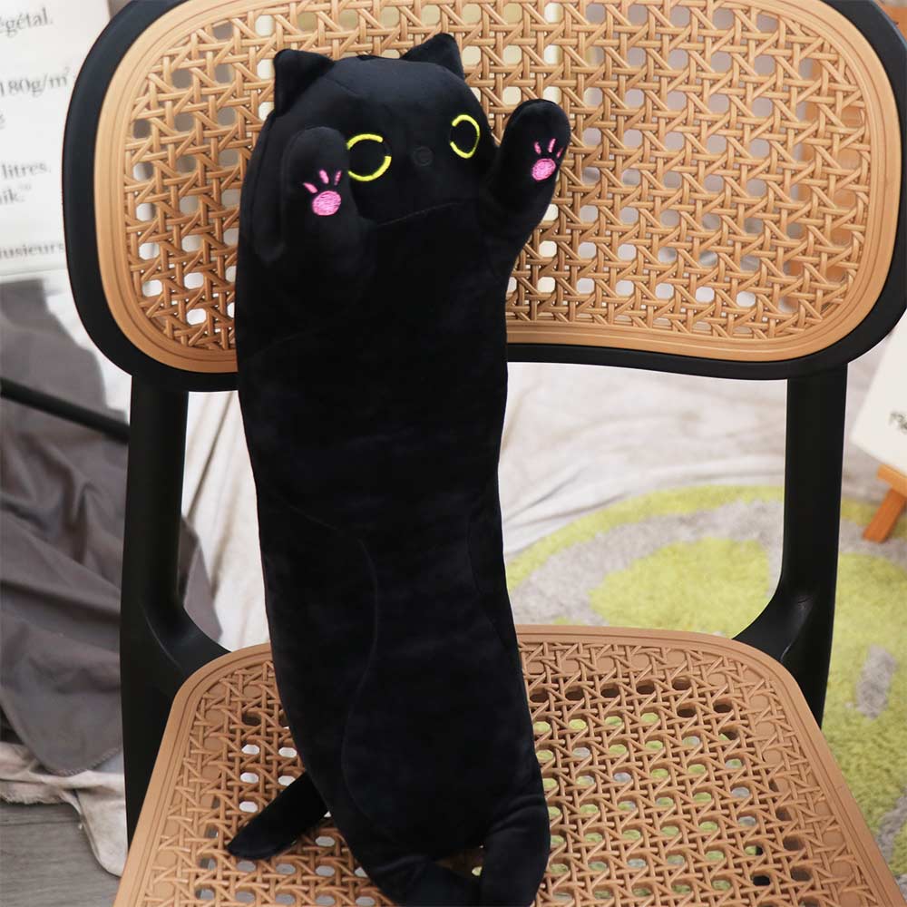 Bolster Pillow Long - Uyku Yastığı Peluş Kedi Yastık Ev