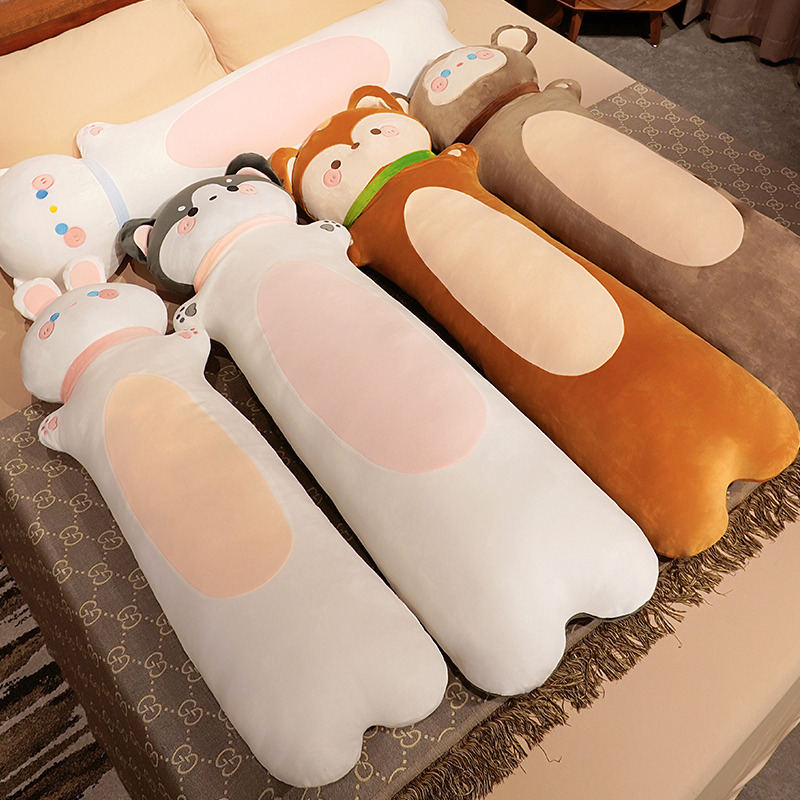 Bolster Pillow Long - 80/110/130CM sevimli yumuşak uzun tilki kedi