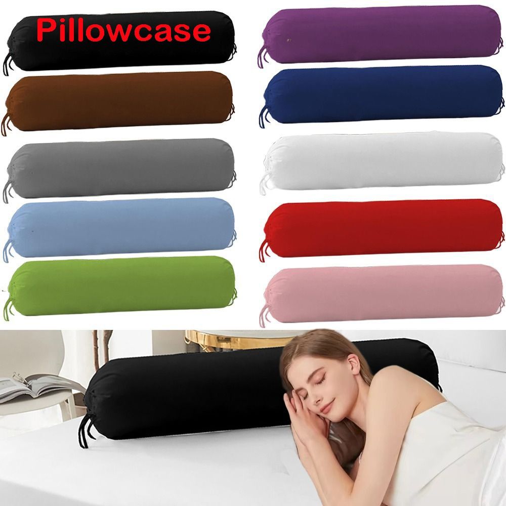 Bolster Pillow Long - Düz Renk Uzun Silindirik Yastık Kılıfı