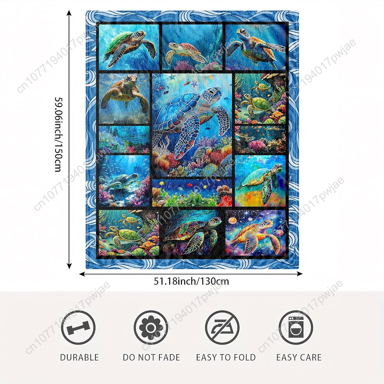 Deniz Kaplumbağası Flanel Batt - Home Textiles And Decor incelemesi ve fiyatı