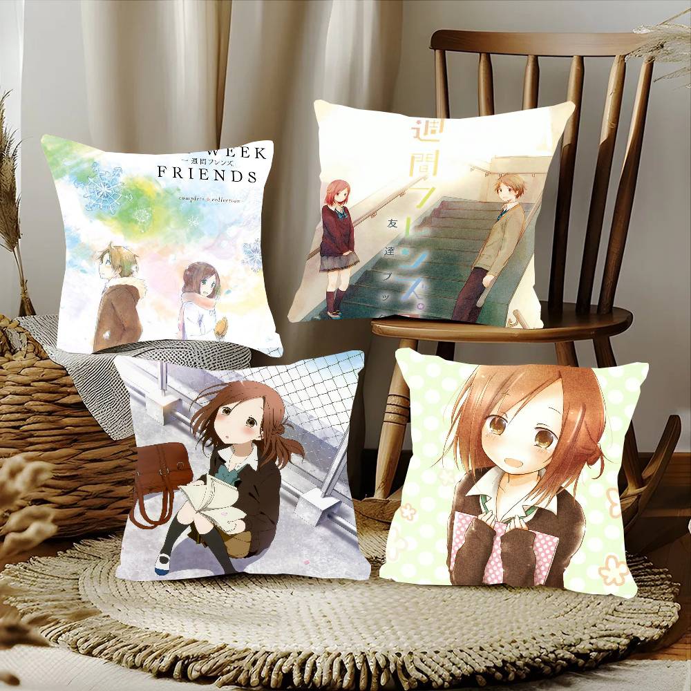 One Week Friends Anime Yastık  - Home Textiles Week incelemesi ve fiyatı