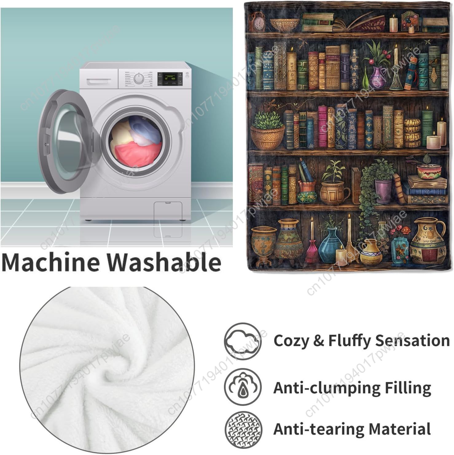 Antika Kitaplar ve Dekorlu Vin - Home Textiles And Decor incelemesi ve fiyatı