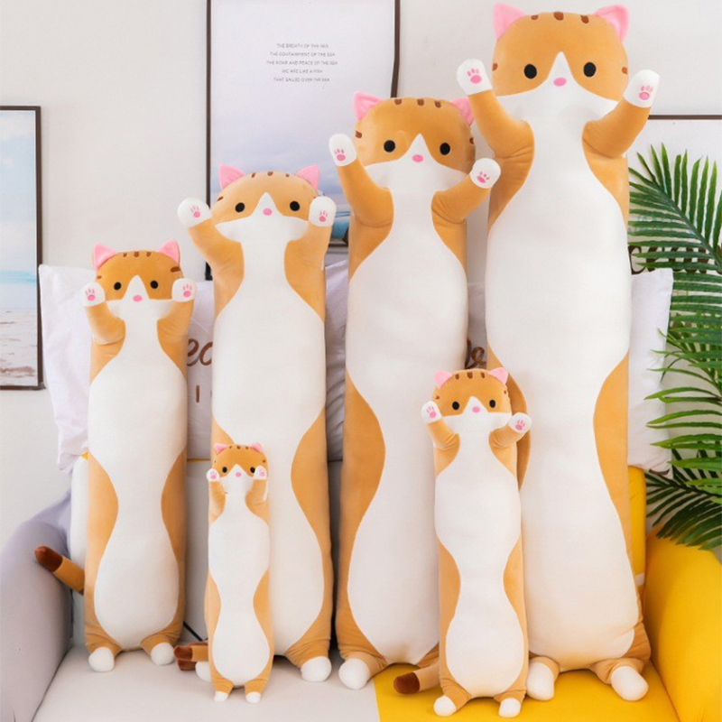 Sevimli Kedi Peluş Oyuncak Uzu - Bolster Pillow Long incelemesi ve fiyatı