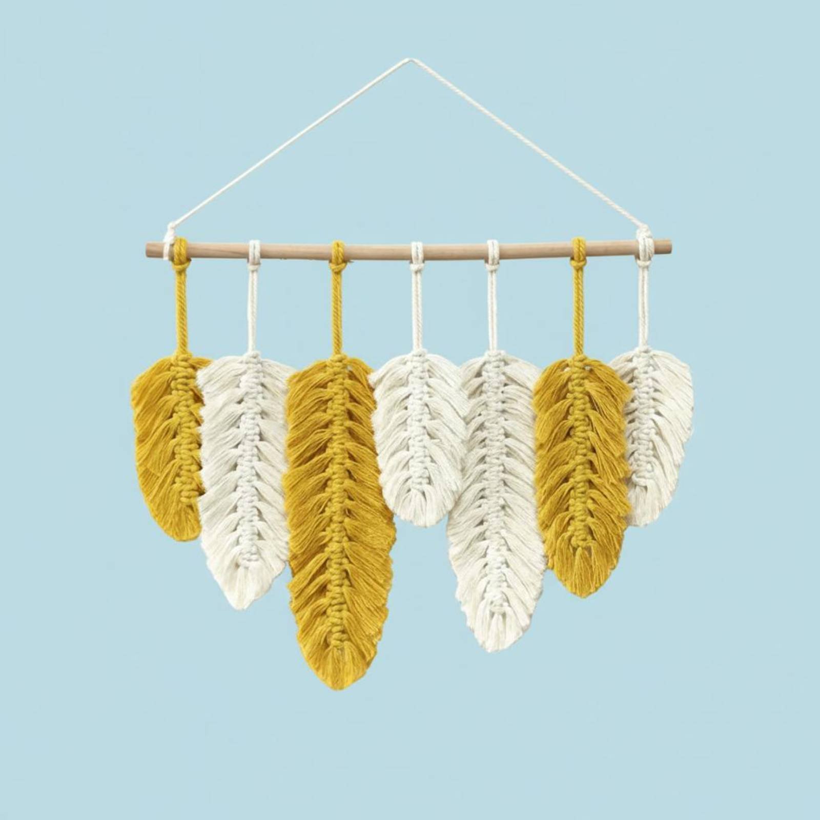 Makrome Tüy Duvar Süsü El Yapı - Home Textiles And Decor incelemesi ve fiyatı
